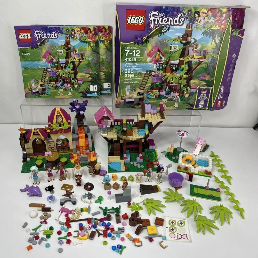 LEGO Lot Elves 41072 41074 Azari Naida Olivia Bakery Pool Jungle Sanctuary 41059